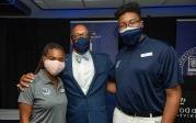 The Monarch Nation Tour came to an end with a reception for alumni, students and friends to meet President Brian O. Hemphill, Ph.D., and First Lady Marisela Rosas Hemphill, Ph.D., on Aug. 14 at the Priority Automotive Club at S.B. Ballard Stadium on Old Dominion University's campus.